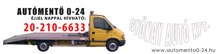 AUTÓMENTŐ 0-24 ig